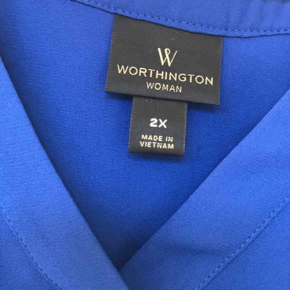 Royal Blue Blouse - Picture 3 of 3